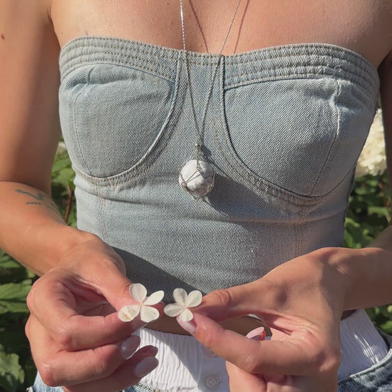 Кольє трансформер з натуральним камнем